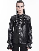koszula męska DEVIL FASHION - BLACK GOTHIC PUNK-XL Inna marka