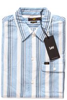 Koszula Męska Krótki Rękaw Rękaw Lee Button Down Variation Sky Blue L66Luglm-L