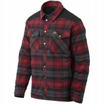 Koszula Męska w Kratę Kurtka Ocieplana WINTER WARDEN HELIKON-TEX Czerwona XXL Helikon-Tex
