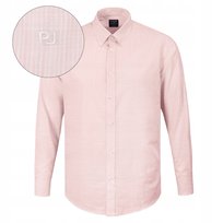 KOSZULA Męska w PASKI z Długim Rękawem LNIANA Regular Fit Pako Jeans