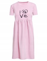 Koszula Nocna Damska Bawełniana Ciążowa Do Karmienia Miękka Moraj M Pink