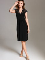 KOSZULA NOCNA S003 02 - czarny 2XL OHZUZA