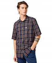 Koszula Wrangler SS 1 PKT SHIRT 112362734 Raw Umber Indigo L