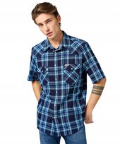 Koszula Wrangler SS WESTERN SHIRT 112362899 Latino Indigo L Wrangler