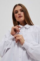 Koszula z bufiastymi rękawami-XL Moodo