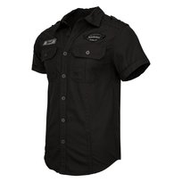 Koszula z krótkim rękawem BRANDIT Luis Vintageshirt black XXL [XXL] Inna marka