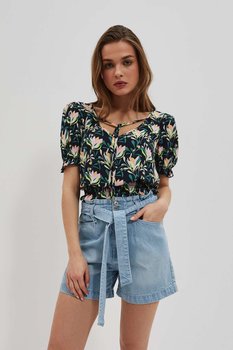 Koszula z kwiatowym printem -M - Moodo