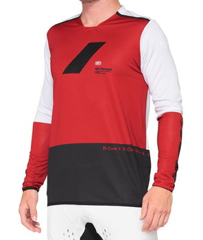 Koszulka 100% R-Core X Longsleeve Cherry Black S - 100%