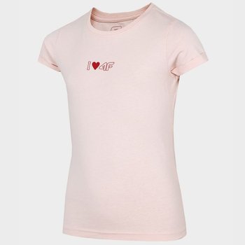Koszulka 4F Jr HJZ22-JTSD005 (kolor Różowy, rozmiar 128 cm) - 4F