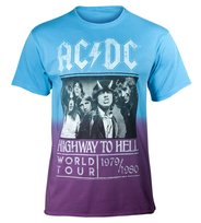 koszulka AC/DC - HIGHWAY TO HELL POSTER, barwiona-S Inna marka
