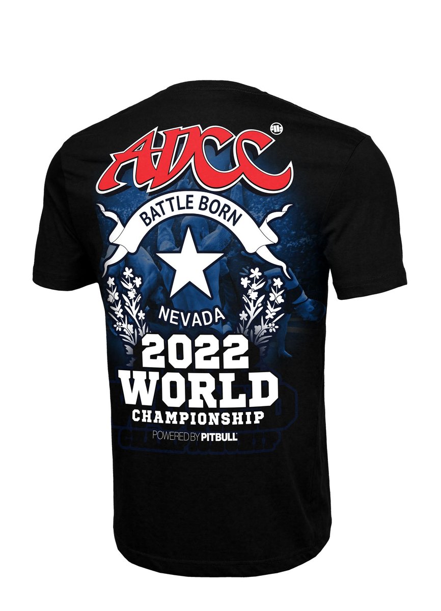 Koszulka Adcc Championship 2022 Nevada Czarna M Pitbull West Coast