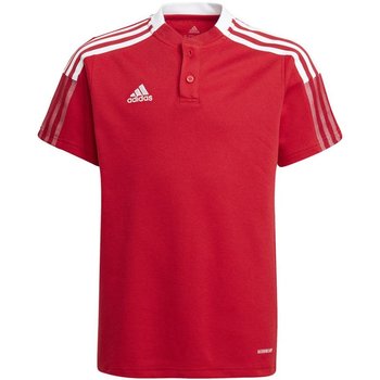 Koszulka adidas Tiro 21 Polo Jr (kolor Czerwony, rozmiar 140cm) - Adidas