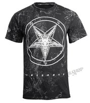 koszulka AMENOMEN - PENTAGRAM GOAT (OMEN001KM BLACK ALLPRINT WHITE)-XL Inna marka