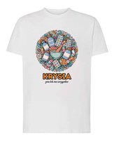 Koszulka Aptekarz Personalizowana Ilustracyjna Biały L TeeLove