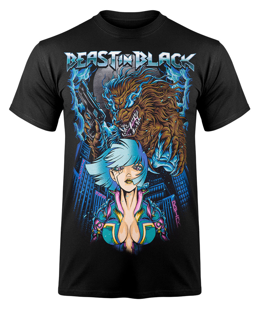 koszulka BEAST IN BLACK MOONLIGHT RENDEZVOUSL Bravado Moda Sklep