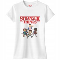 Koszulka biała damska Stranger Things Eleven Serial r. M Bullz