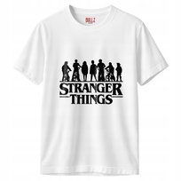 Koszulka biała męska Stranger Things Eleven Serial r. M Bullz