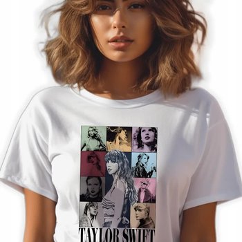 Koszulka Biała T-Shirt TAYLOR SWIFT Wzory Dla Fana Taylor Swift Rozmiar M - Inny producent
