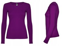 Koszulka Bluzka Damska z Długim Rękawem ROLY EXTREME 1218 FIOLET L