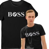 Koszulka BMW Boss czarna L KozakNadruki