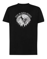 Koszulka BMX Rowerowa Styl Życia Parodia E.T. na Prezent Czarny L