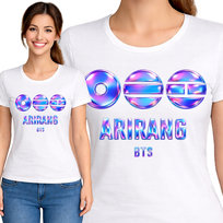 KOSZULKA BTS ARIRANG K-POP T-SHIRT PREMIUM XL F71 FRUIT OF THE LOOM