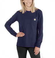 Koszulka Carhartt WK126 Workwear Pocket L/S T-Shirt NAVY Inna marka