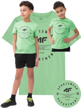 Koszulka chłopięca 4F soczysta zieleń - 4F