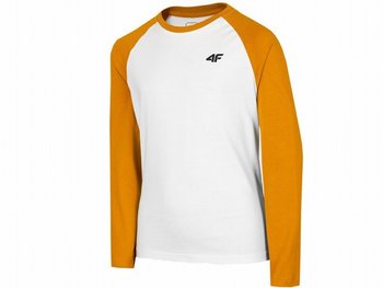 Koszulka chłopięca longsleeve 4F biały - 4F