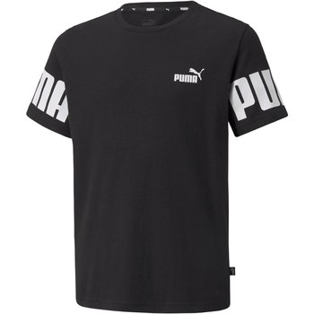 Koszulka chłopięca Puma POWER COLORBLOCK czarna 58933501-140 - Inna marka