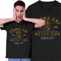 Koszulka Cobra Kai Karate Kid Sztuki Walki Trening Siłownia