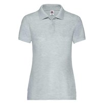 Koszulka damska 65/35 Polo Fruit of the Loom - Heather Grey M