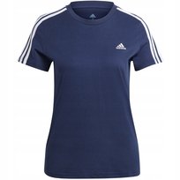 Koszulka damska adidas Essentials Slim 3-Stripes Tee granatowa IM2791 M Adidas