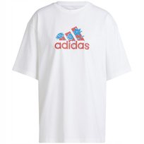 Koszulka damska adidas Flower Pack Badge of Sport biała IT1421 S Adidas