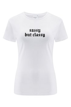 Koszulka damska Babaco wzór: Sassy but classy 001, rozmiar XXS - Inna marka