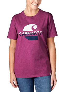 Koszulka damska bawełniana Carhartt Heavyweight Fadded - M - Carhartt