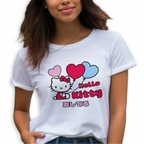 KOSZULKA DAMSKA BIAŁA Bawełniana Dla Fana Kotków HELLO KITTY Wzory - XS Inna marka