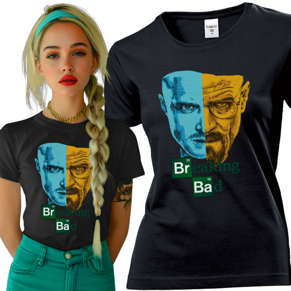 Breaking Bad Jesse & Walter Blue Suits Poster – 20x30 Inches, Pop Art Style, Unframed