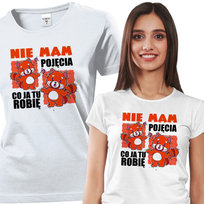 Koszulka damska Co Ja Tu Robię Panda S VoloDonum