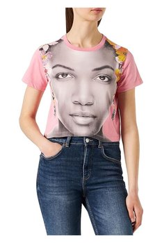 Koszulka damska Desigual Face bawełniana t-shirt-L - Desigual