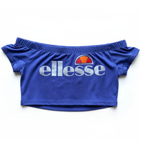 Koszulka damska Ellesse crop top fioletowa-M ELLESSE