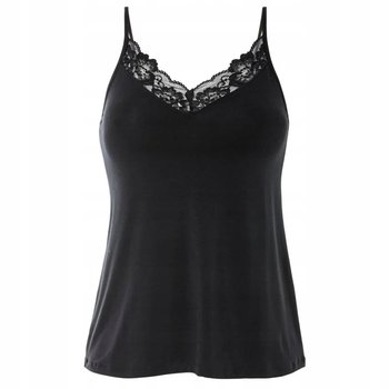 Koszulka damska Esmara L 44/46 Top Czarny na Ramiączkach Koronka Wiskoza - Esmara