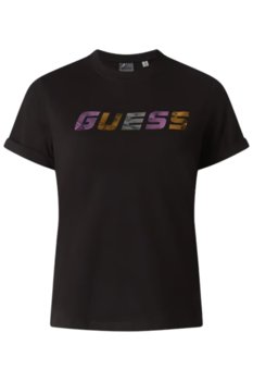 Koszulka damska Guess Active t-shirt czarny luźny-L - GUESS