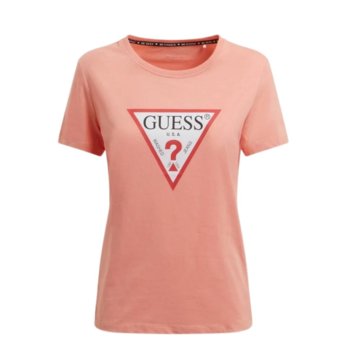 Koszulka damska Guess biała dopasowana-XL - GUESS
