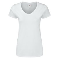 Koszulka damska Iconic V-Neck Fruit of The Loom S FRUIT OF THE LOOM