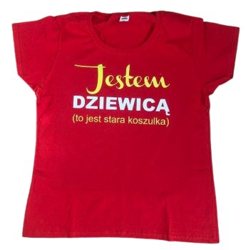Koszulka Damska Jestem Dziewicą To Jest Stara Koszulka R.xl - Inna marka