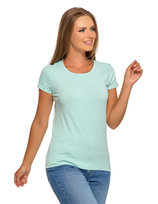 Koszulka Damska Krótki Rękaw BD900-420 - miętowa S