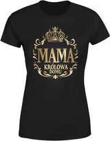 Koszulka damska MAMA Królowa Domu prezent dla mamy T-shirt damski