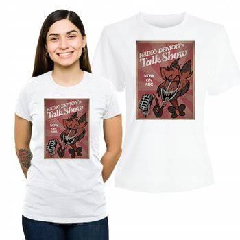 Koszulka Damska Nadruk Bawełniany T-shirt Prezent Urodziny Radio Demon L - Plexido