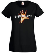 Koszulka damska nadruk SYSTEM OF A DOWN M FRUIT OF THE LOOM